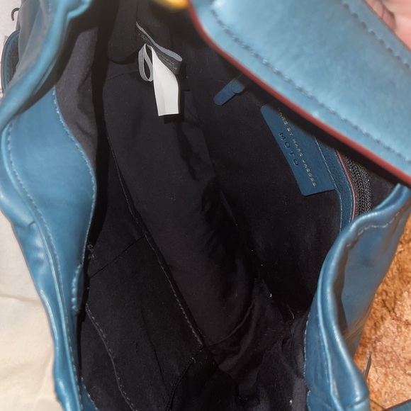 MARC BY MARC JACOBS- teal moto shoulder bag ✨NWT✨ - Picture 9 of 16